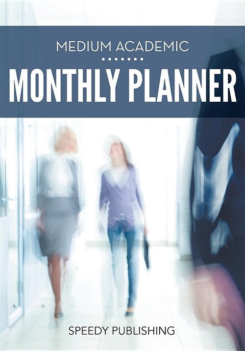 Medium Academic Monthly Planner (Paperback)