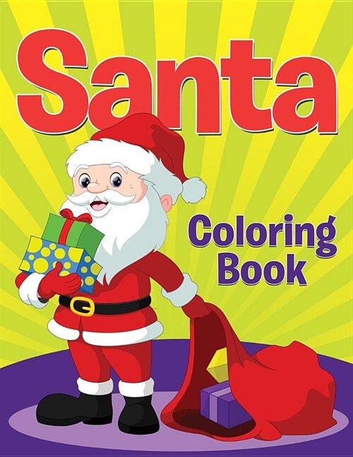 Santa Coloring Book (Paperback)