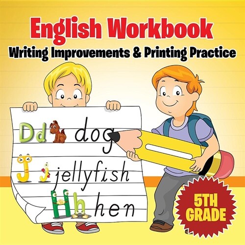 5th Grade English Workbook: Writing Improvements & Printing Practice (Paperback)