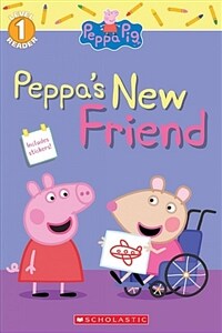 Peppa's New Friend (Peppa Pig Level 1 Reader with Stickers) (Paperback)