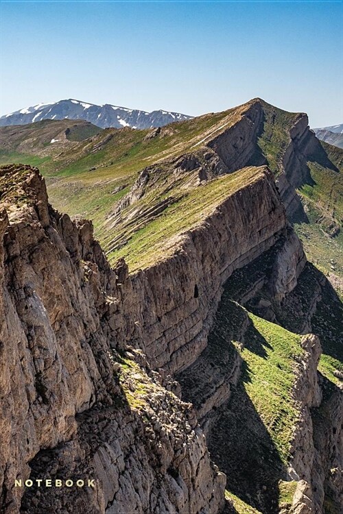 Notebook: Lined Journal Mountain Escarpment, Iran (Paperback)