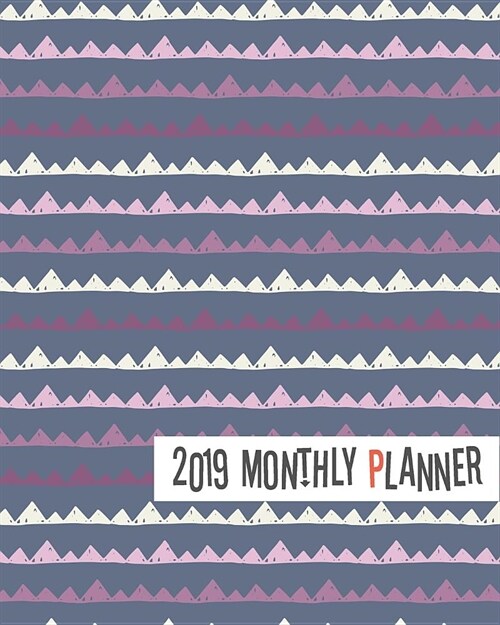 2019 Monthly Planner: Yearly Monthly Weekly 12 Months 365 Days Planner, Calendar Schedule, Appointment, Agenda, Meeting (Paperback)