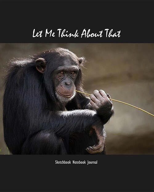 Let Me Think about That Sketchbook Notebook Journal (Paperback)