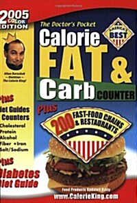 The Doctors Pocket Calorie, Fat & Carbohydrate Counter (Paperback)