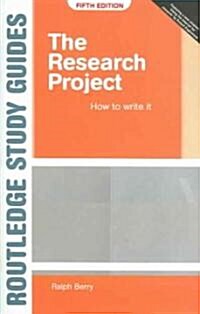 The Research Project : How to Write It, Edition 5 (Paperback, 5 ed)