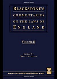 Blackstones Commentaries on the Laws of England Volumes I-IV (Hardcover)