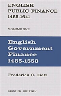 English Public Finance : English Government Finance (Hardcover)