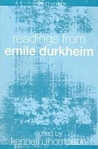 Readings from Emile Durkheim (Paperback, 2 ed)