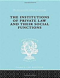 Inst Of Private Law Ils 208 (Hardcover)