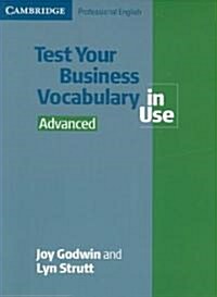 [중고] Test Your Business Vocabulary in Use Advanced (Paperback)