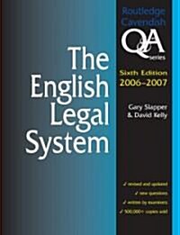 The English Legal System (Paperback, 6th)