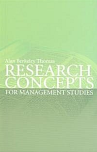 Research Concepts for Management Studies (Paperback)