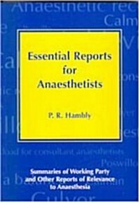 Essential Reports for Anaesthetists (Paperback)