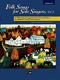 Folk Songs for Solo Singers (Paperback)