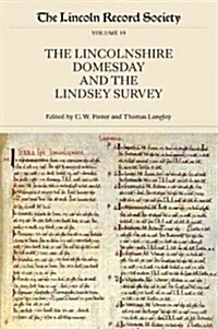 The Lincolnshire Domesday and the Lindsey Survey (Paperback, New ed)