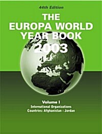 Europa World Year Book V1 Usa (Hardcover, 44 ed)