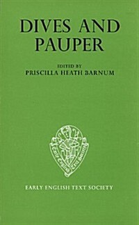 Dives and Pauper Text vol I (Hardcover)