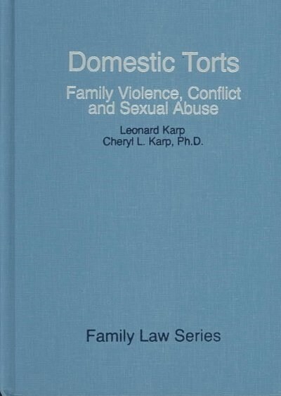 Domestic Torts (Hardcover, Supplement)