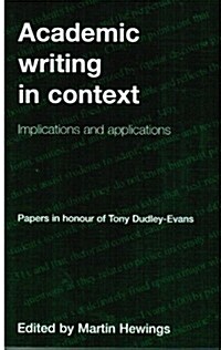 Academic Writing in Context (Paperback)