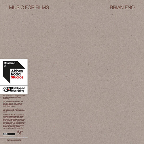 [수입] Brian Eno - Music For Films [180g 2LP]