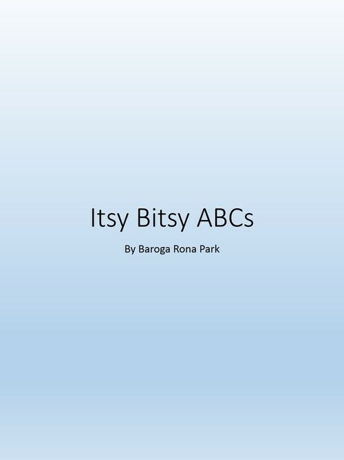 Itsy Bitsy ABCs