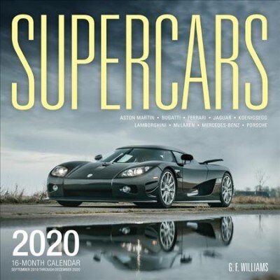 Supercars 2020: 16-Month Calendar - September 2019 Through December 2020 (Other)