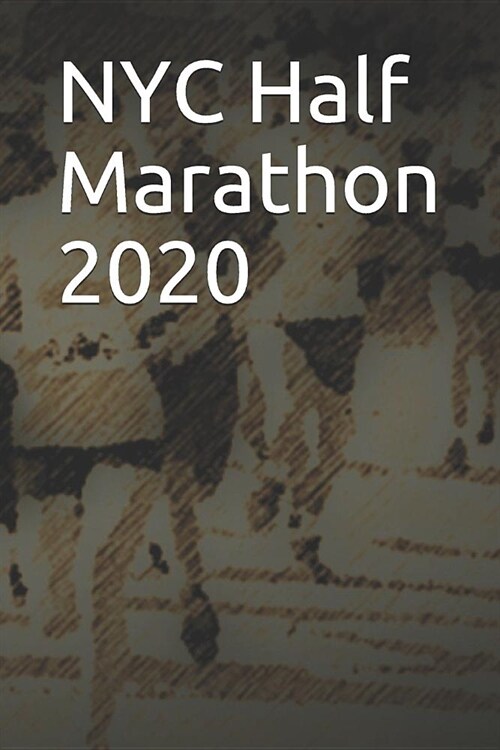NYC Half Marathon 2020: Blank Lined Journal (Paperback)