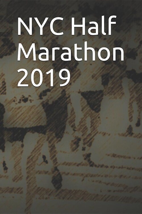 NYC Half Marathon 2019: Blank Lined Journal (Paperback)