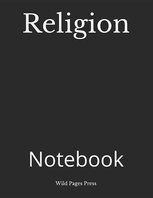 Religion: Notebook (Paperback)
