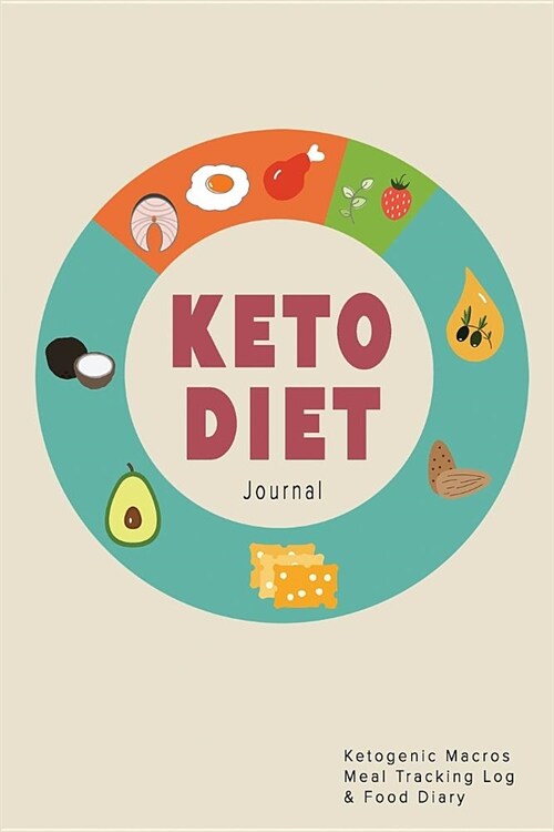 Keto Diet Journal: Ketogenic Macros Meal Tracking Log & Food Diary (Paperback)