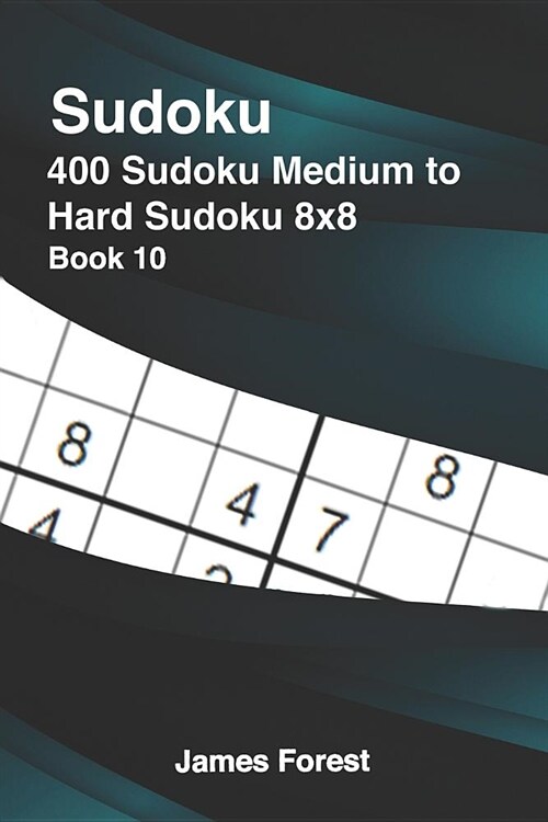 400 Sudoku Medium to Hard Sudoku 8x8: Puzzle Books for Adults (Paperback)