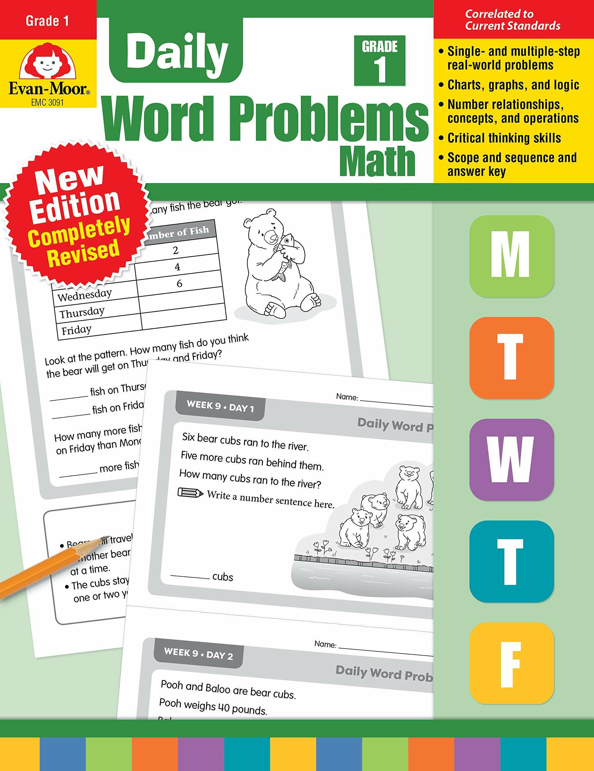 Daily Word Problems Math, Grade 1 Teacher Edition (Paperback, Teacher)