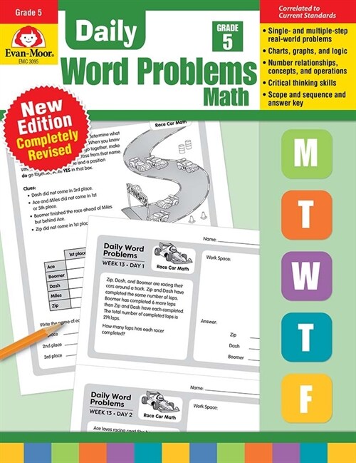 Daily Word Problems Math, Grade 5 Teacher Edition (Paperback, Teacher)