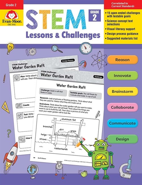 Stem Lessons and Challenges, Grade 2 Teacher Resource (Paperback, Teacher)