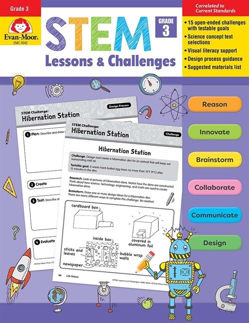 Stem Lessons and Challenges, Grade 3 Teacher Resource (Paperback, Teacher)