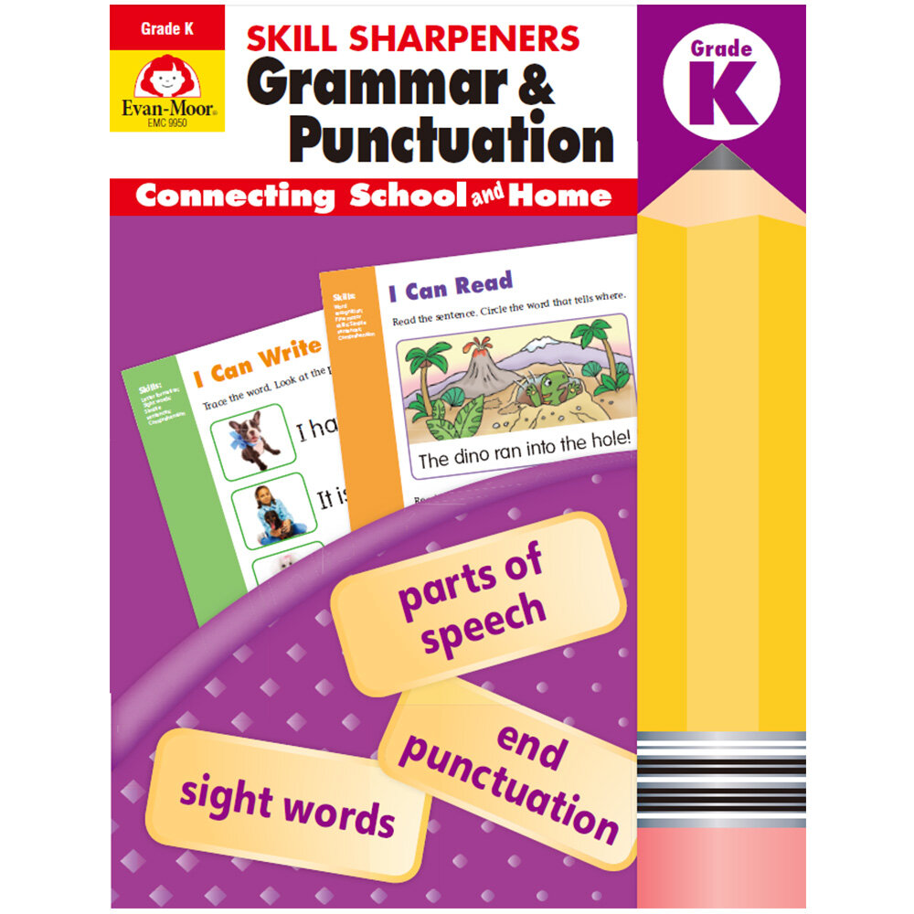 [중고] Skill Sharpeners: Grammar & Punctuation, Kindergarten Workbook (Paperback, Teacher)