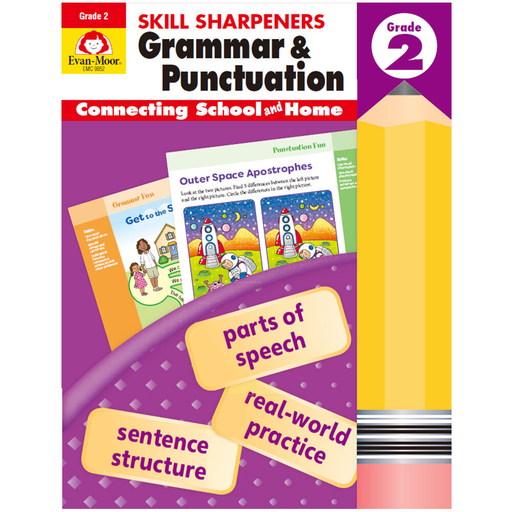 Skill Sharpeners: Grammar & Punctuation, Grade 2 Workbook (Paperback, Teacher)