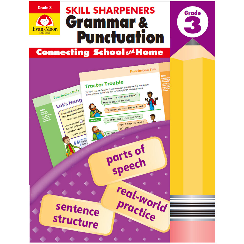 Skill Sharpeners: Grammar & Punctuation, Grade 3 Workbook (Paperback, Teacher)