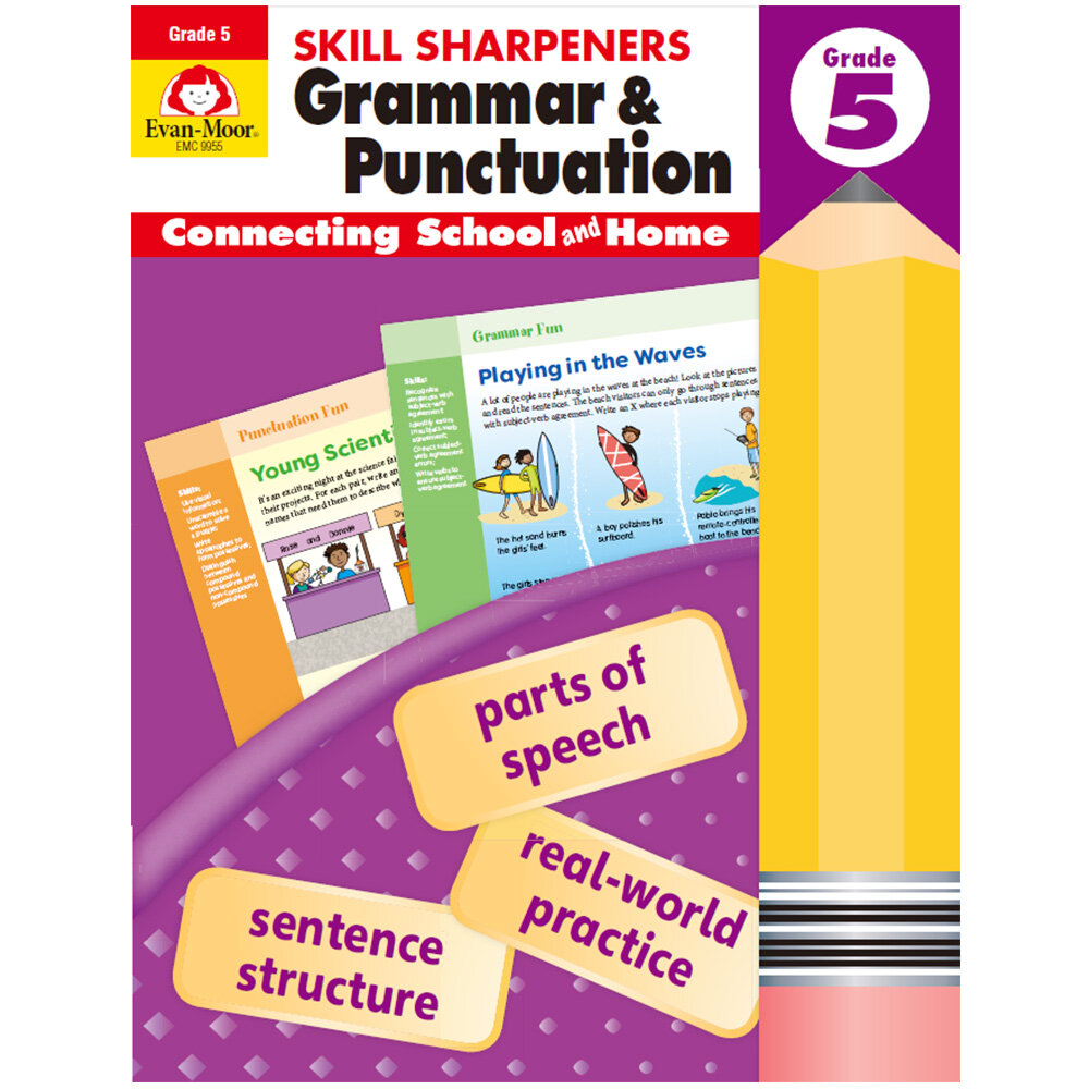Skill Sharpeners: Grammar & Punctuation, Grade 5 Workbook (Paperback, Teacher)