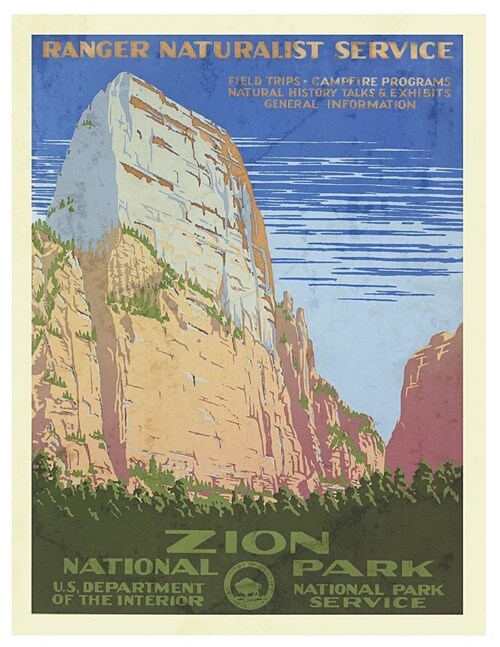 Zion National Park Oversized 8.5x11, 150 Page Lined Blank Journal Notebook: Notebook for Adults and Teens, Writers. Use for Journaling, Note Taking Po (Paperback)