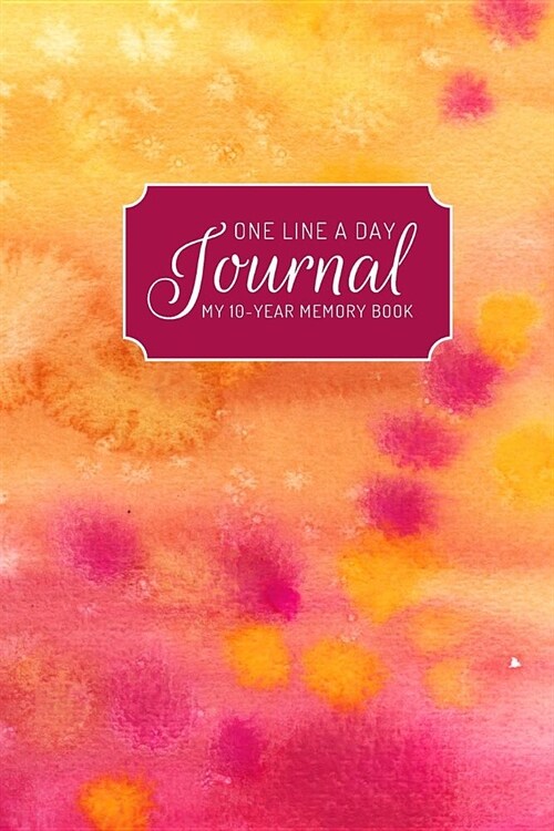 One Line a Day Journal: My 10-Year Memory Book (Paperback)