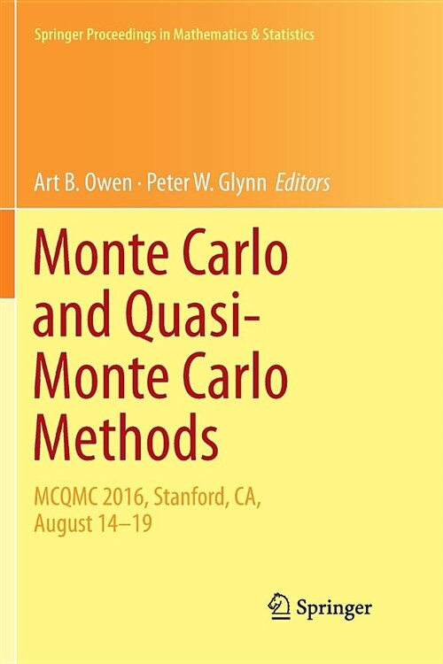 Monte Carlo and Quasi-Monte Carlo Methods: McQmc 2016, Stanford, Ca, August 14-19 (Paperback)