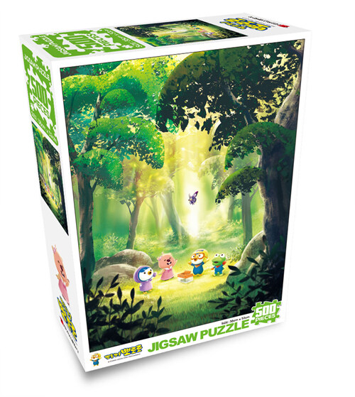 뽀롱뽀롱 뽀로로 직소퍼즐 500PCS : 나비의 숲