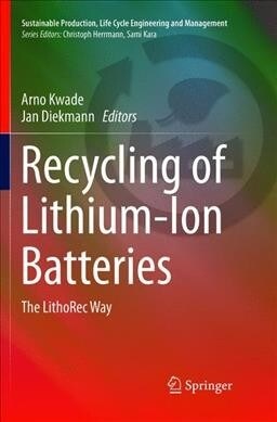 Recycling of Lithium-Ion Batteries: The Lithorec Way (Paperback, Softcover Repri)