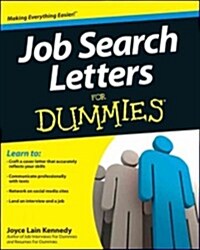 Job Search Letters for Dummies, 4th Edition (Paperback)