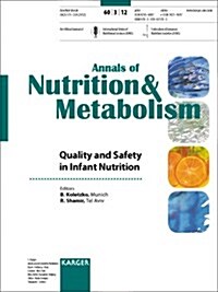 Quality and Safety in Infant Nutrition (Paperback)