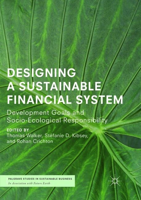 Designing a Sustainable Financial System: Development Goals and Socio-Ecological Responsibility (Paperback, Softcover Repri)