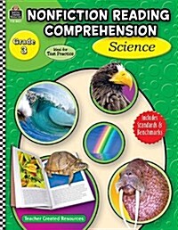 Nonfiction Reading Comprehension: Science, Grade 3 (Paperback)