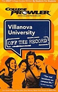 College Prowler Villanova University Off the Record (Paperback)