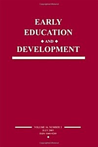 Early Education And Development (Paperback)